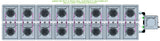 ALIEN Hydroponics AERO 16 Pot 2 Row 30L Compact Header Kit