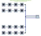 ALIEN Hydroponics AERO 16 Pot 4 Row 15L Remote Header Kit