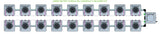 ALIEN Hydroponics AERO 18 Pot 2 Row 15L Compact Header Kit