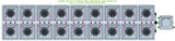 ALIEN Hydroponics AERO 18 Pot 2 Row 30L Remote Header Kit