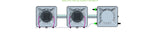 ALIEN Hydroponics AERO 2 Pot 1 Row 15L Compact Header Kit