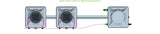 ALIEN Hydroponics AERO 2 Pot 1 Row 15L Remote Header Kit
