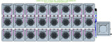 ALIEN Hydroponics AERO 24 Pot 3 Row 15L Compact Header Kit
