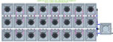 ALIEN Hydroponics AERO 24 Pot 3 Row 30L Remote Header Kit