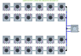 ALIEN Hydroponics AERO 24 Pot 4 Row 30L Remote Header Kit
