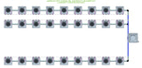 ALIEN Hydroponics AERO 27 Pot 3 Row 15L Compact Header Kit