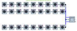 ALIEN Hydroponics AERO 27 Pot 3 Row 15L Remote Header Kit