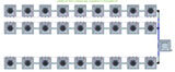 ALIEN Hydroponics AERO 27 Pot 3 Row 30L Compact Header Kit