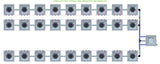ALIEN Hydroponics AERO 27 Pot 3 Row 30L Remote Header Kit