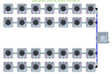 ALIEN Hydroponics AERO 28 Pot 4 Row 15L Compact Header Kit