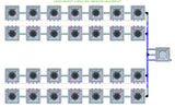 ALIEN Hydroponics AERO 28 Pot 4 Row 30L Remote Header Kit