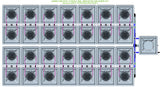 ALIEN Hydroponics AERO 28 Pot 4 Row 30L Remote Header Kit