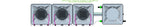 ALIEN Hydroponics AERO 3 Pot 1 Row 15L Compact Header Kit