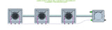 ALIEN Hydroponics AERO 3 Pot 1 Row 30L Compact Header Kit