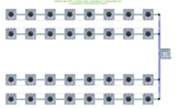 ALIEN Hydroponics AERO 32 Pot 4 Row 30L Compact Header Kit