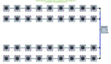 ALIEN Hydroponics AERO 36 Pot 4 Row 15L Compact Header Kit