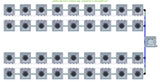 ALIEN Hydroponics AERO 36 Pot 4 Row 30L Compact Header Kit