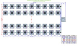 ALIEN Hydroponics AERO 36 Pot 4 Row 30L Compact Header Kit