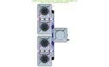 ALIEN Hydroponics AERO 4 Pot 4 Row 15L Compact Header Kit