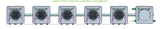 ALIEN Hydroponics AERO 5 Pot 1 Row 15L Compact Header Kit