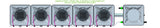 ALIEN Hydroponics AERO 5 Pot 1 Row 15L Compact Header Kit