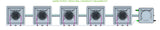 ALIEN Hydroponics AERO 5 Pot 1 Row 30L Compact Header Kit