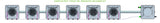 ALIEN Hydroponics AERO 6 Pot 1 Row 15L Remote Header Kit