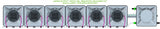 ALIEN Hydroponics AERO 6 Pot 1 Row 15L Remote Header Kit