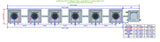 ALIEN Hydroponics AERO 6 Pot 1 Row 30L Compact Header Kit