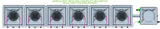 ALIEN Hydroponics AERO 6 Pot 1 Row 30L Compact Header Kit