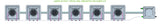 ALIEN Hydroponics AERO 6 Pot 1 Row 30L Remote Header Kit