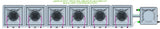 ALIEN Hydroponics AERO 6 Pot 1 Row 30L Remote Header Kit