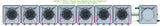 ALIEN Hydroponics AERO 7 Pot 1 Row 15L Remote Header Kit