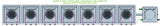 ALIEN Hydroponics AERO 7 Pot 1 Row 30L Compact Header Kit