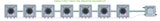 ALIEN Hydroponics AERO 7 Pot 1 Row 30L Remote Header Kit
