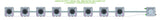 ALIEN Hydroponics AERO 8 Pot 1 Row 15L Remote Header Kit