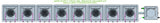 ALIEN Hydroponics AERO 8 Pot 1 Row 30L Remote Header Kit