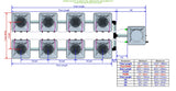 ALIEN Hydroponics AERO 8 Pot 2 Row 15L Remote Header Kit