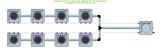 ALIEN Hydroponics AERO 8 Pot 2 Row 15L Remote Header Kit