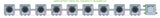ALIEN Hydroponics AERO 9 Pot 1 Row 15L Compact Header Kit