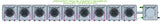 ALIEN Hydroponics AERO 9 Pot 1 Row 15L Compact Header Kit