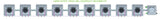 ALIEN Hydroponics AERO 9 Pot 1 Row 30L Compact Header Kit