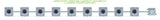 ALIEN Hydroponics AERO 9 Pot 1 Row 30L Compact Header Kit