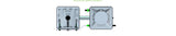 ALIEN Hydroponics RAIN 1 Pot 15L Compact Header Kit