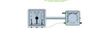 ALIEN Hydroponics RAIN 1 Pot 30L Compact Header Kit