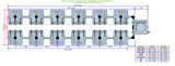 ALIEN Hydroponics RAIN 12 Pot 2 Row 15L Compact Header Kit