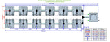 ALIEN Hydroponics RAIN 12 Pot 2 Row 15L Remote Header Kit