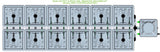 ALIEN Hydroponics RAIN 12 Pot 2 Row 30L Remote Header Kit