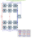 ALIEN Hydroponics RAIN 12 Pot 4 Row 15L Compact Header Kit