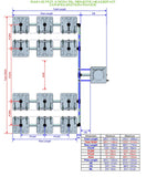 ALIEN Hydroponics RAIN 12 Pot 4 Row 15L Remote Header Kit